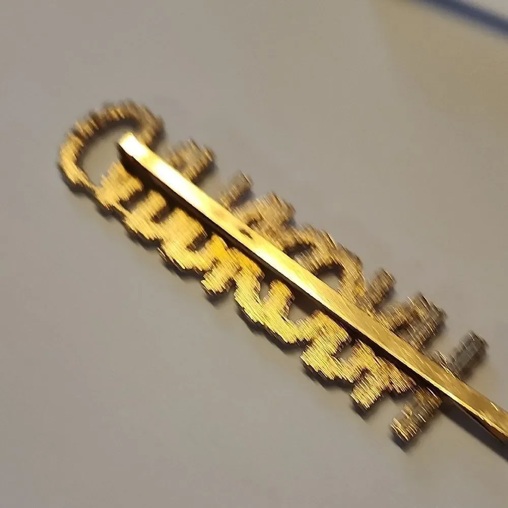 Gold Tone Capricorn Large Hair Pin